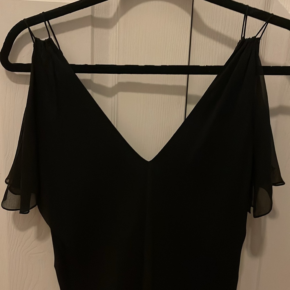 Elegant Tufi Duek Black Silk Dress - Picture 6 of 7